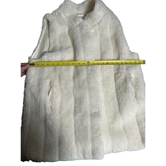 Vintage Monterey Fashions White‎ Best  Faux Fur Single Hook & Eye Ptp 23… - Picture 8 of 9